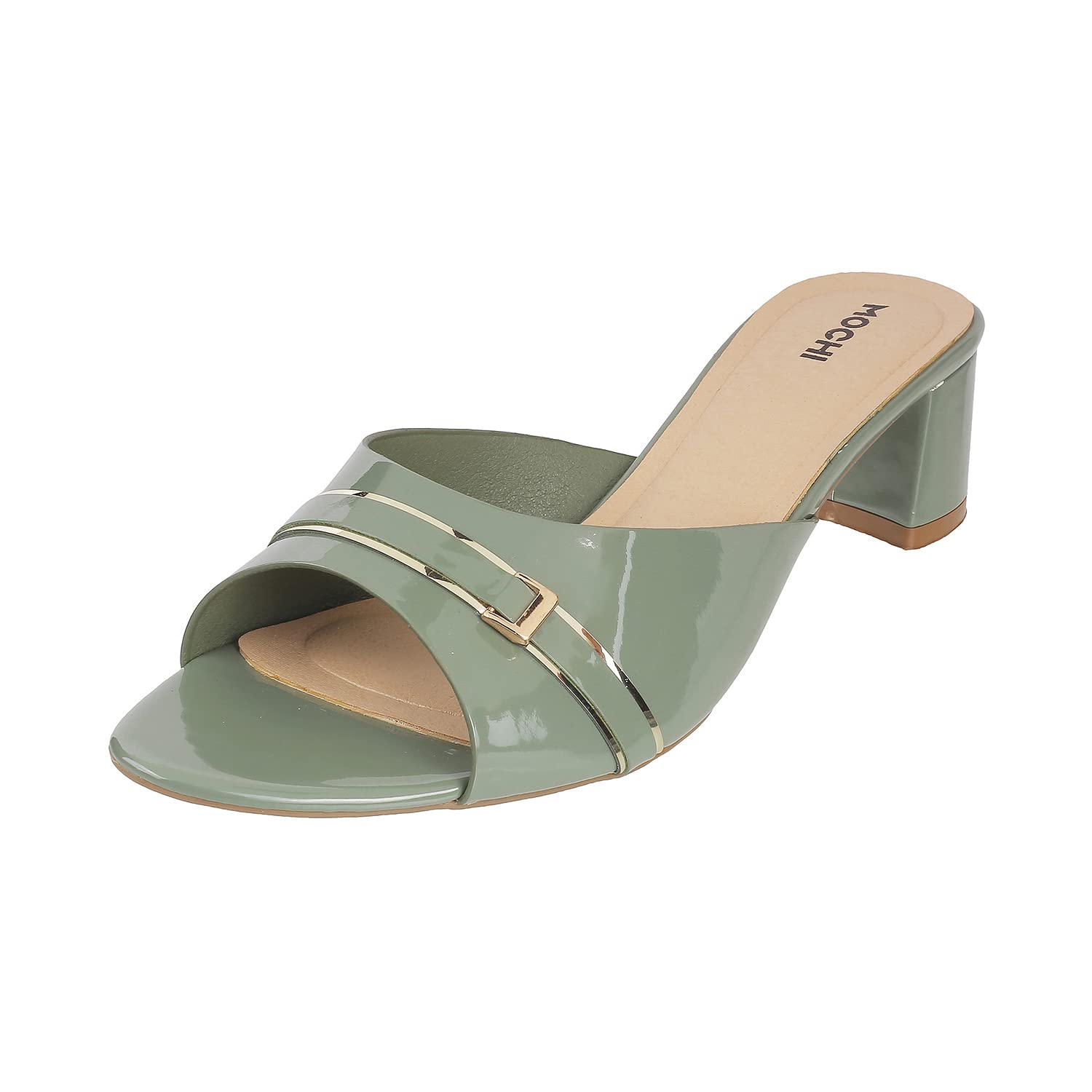 Mochi Womens Synthetic Green Slip Ons (Size (4 UK (37 EU)) (B09X7M6Y6C) Amazon Price History, Amazon Price Tracker