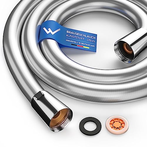 GROHE Silverflex Duschschlauch Gold - Knickfester Brauseschlauch 1,25m