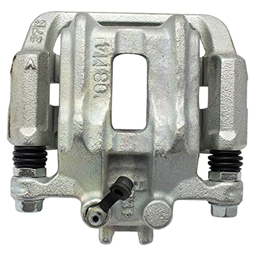 Image of TRQ Rear Left Brake Caliper w /Bracket Drivers Side | For 1991-1995 Acura Legend 1996-1998 RL 1995-1998 Honda Odyssey 1996-1999 Isuzu Oasis