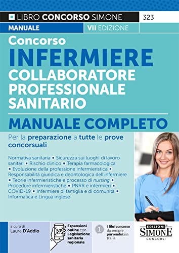 9788891432773 Concorso Infermiere Collaboratore Professionale Sanitario - Manuale completo