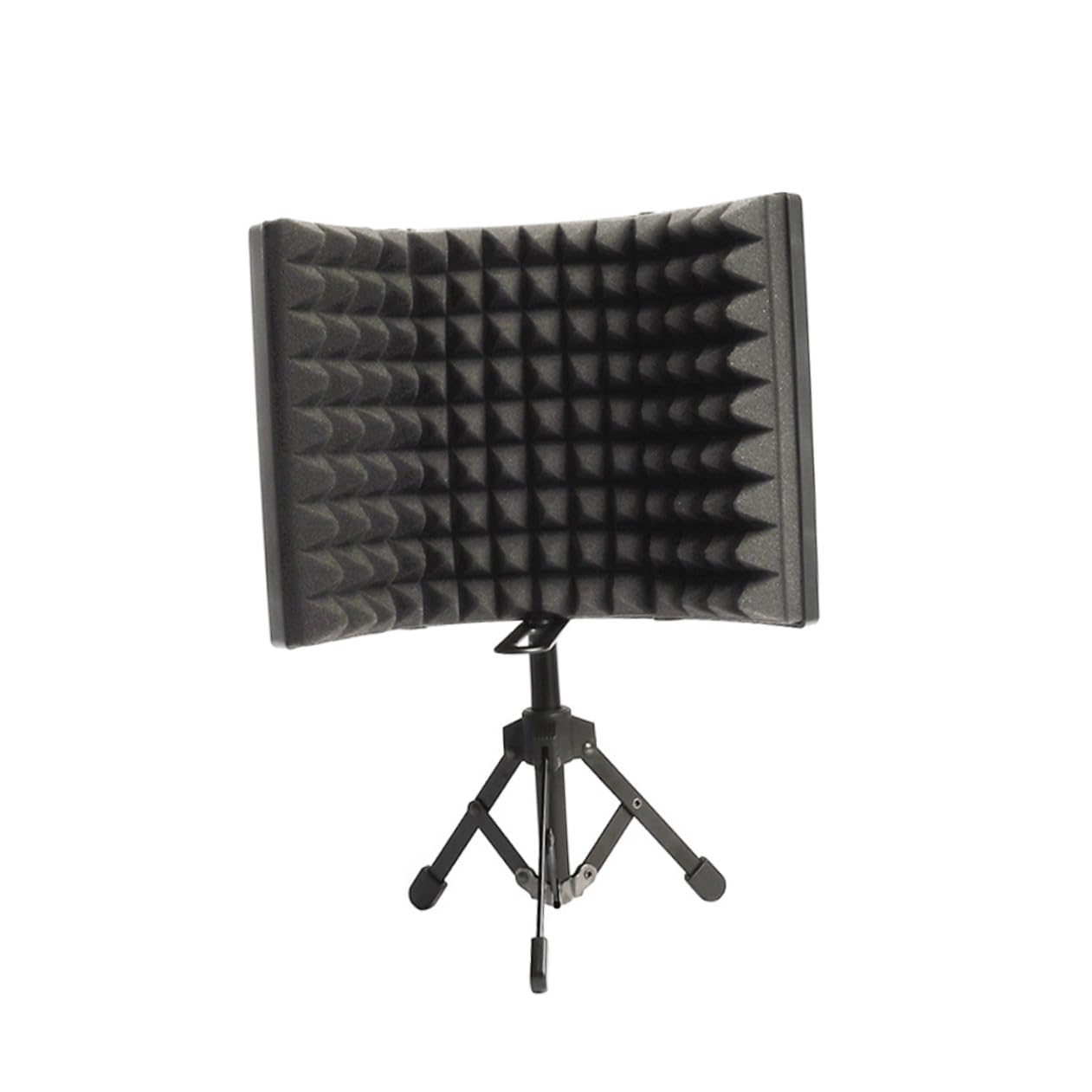POPETPOP Robuster Mikrofon Windschutz mit Rauschunterdrückung Drei Stück Sponge und Metall Einstellbarer Winkel und Einfache Installation für Studio und Aufnahme