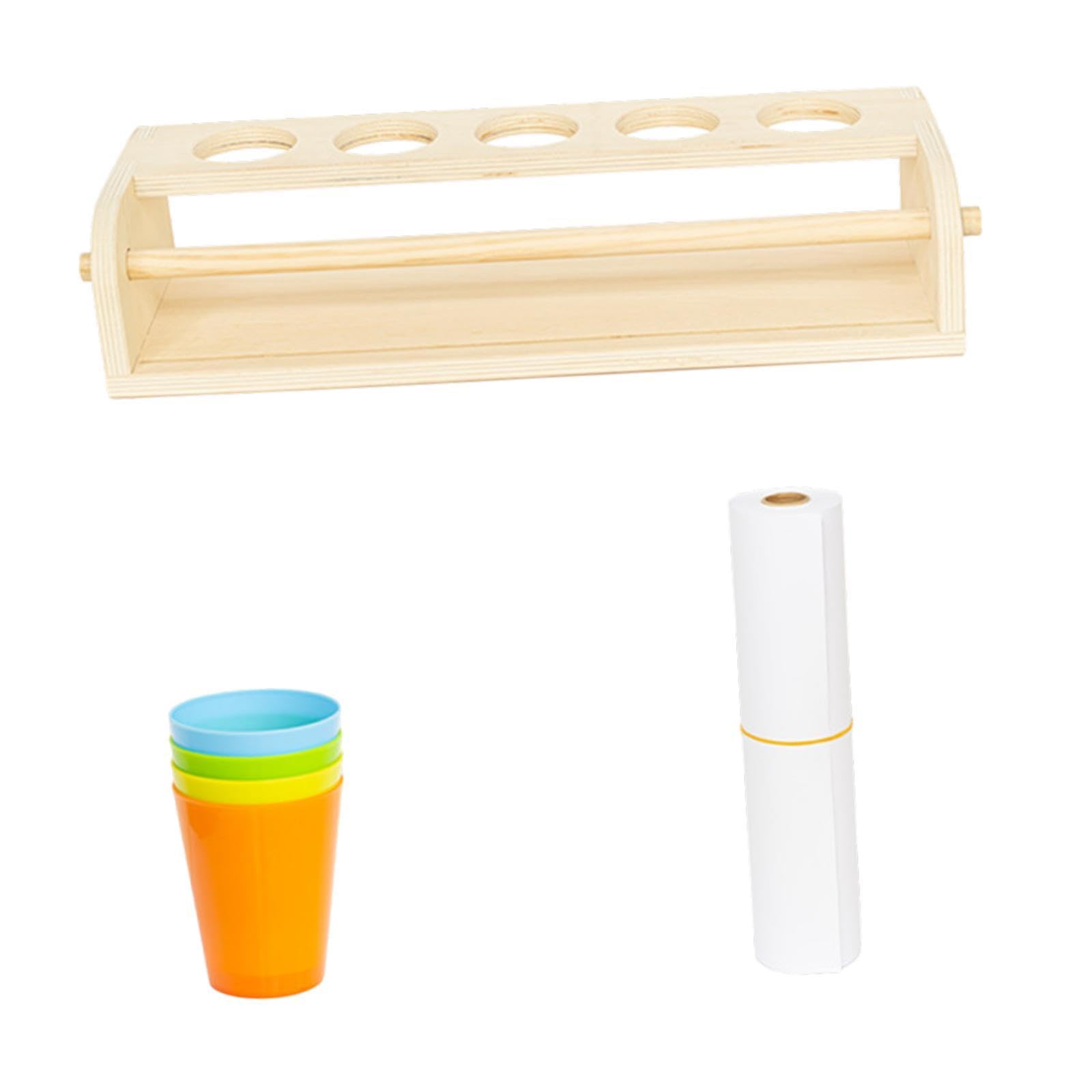 Generic Malstaffelei für Kinder, Bastelbedarf, Tisch Papierrollenhalter mit Weißer Papierrolle, Groß