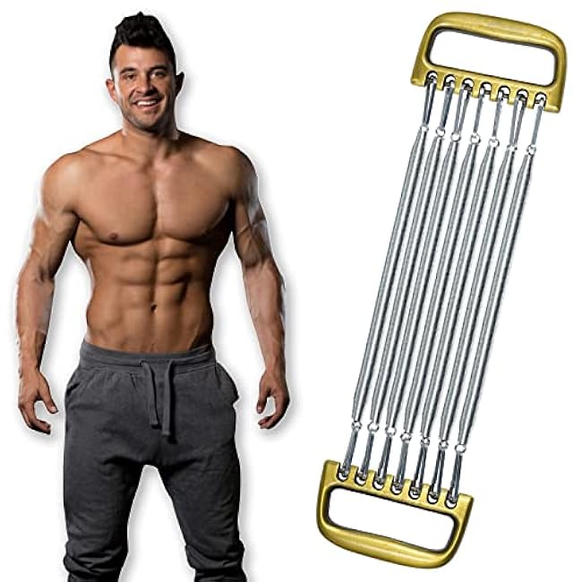 Detachable Chest Expander for Men Training Muscles Strengthen Fitness Home Office Arm 7 Spring Exercise Body Building Workout