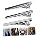 minkissy 3Pcs Durable Tie Clip for Men Elegant Necktie Clip Accessories for Business Weddings and Special Occasions Lightweight Fashionable Design
