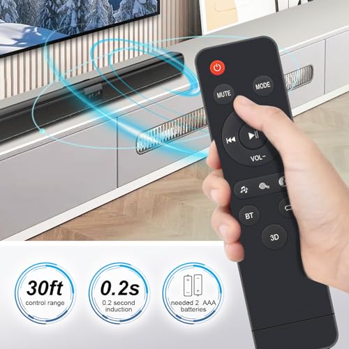 Télécommande barre de son Vmai S5 compatible version 2.0 CH contrôle audio infrarouge - 4