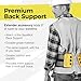 BaxMAX 5-Inch Back Brace Extender - Size Extension for XXL Support Belt - Fits Waist Up to 55