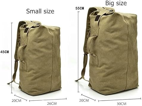 Backpack Large Capacity Backpack Men Travel Mountaineering Backpack Luggage Bag Canvas Shoulder Bag