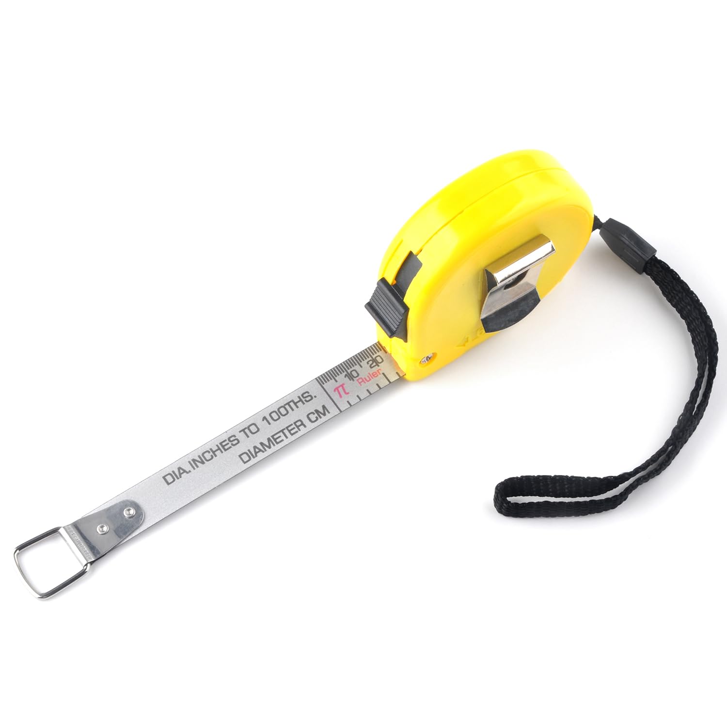 Imperial and Metric Pi Diameter Circumference Tape Measure, 1/2-inch by 12FT/3.6M, Use for Measuring Cylindrical Objects(Pipe Tape, Tree Tape) (3.6M)
