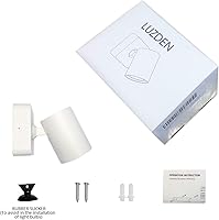 Vista 7 de Lámpara de pared de lectura de mesita de noche, lámpara de techo LED para interiores, aplique de pared ajustable giratorio blanco GU10..