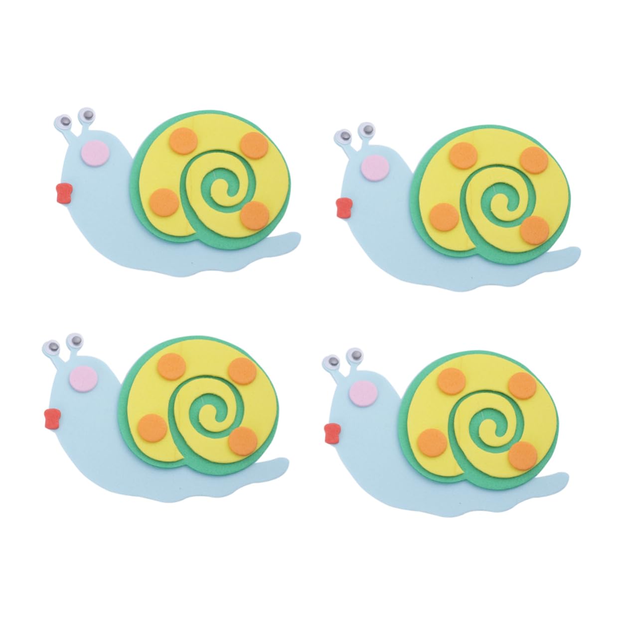 Stickers muraux insecte escargots avec motifs détaillés et forte adhérence durable