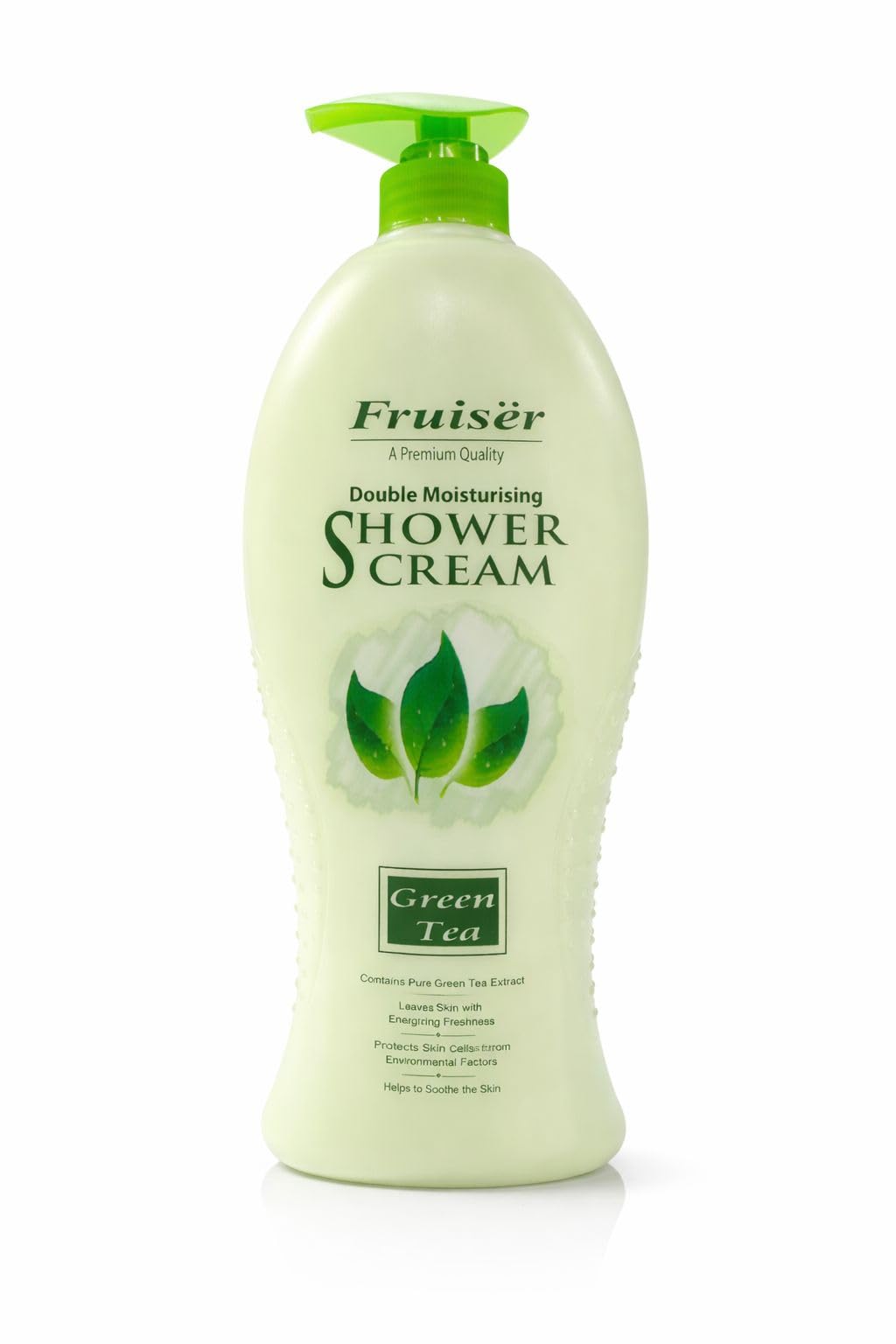 Shower Cream Family Size | Hydrating & Nourising Body Wash | Gentle Daily Moisturizing Shower Gel for Dry & Sensitive Skin | Rich Cream Formula Bath Cleanser | 1000ml (Green Tea)