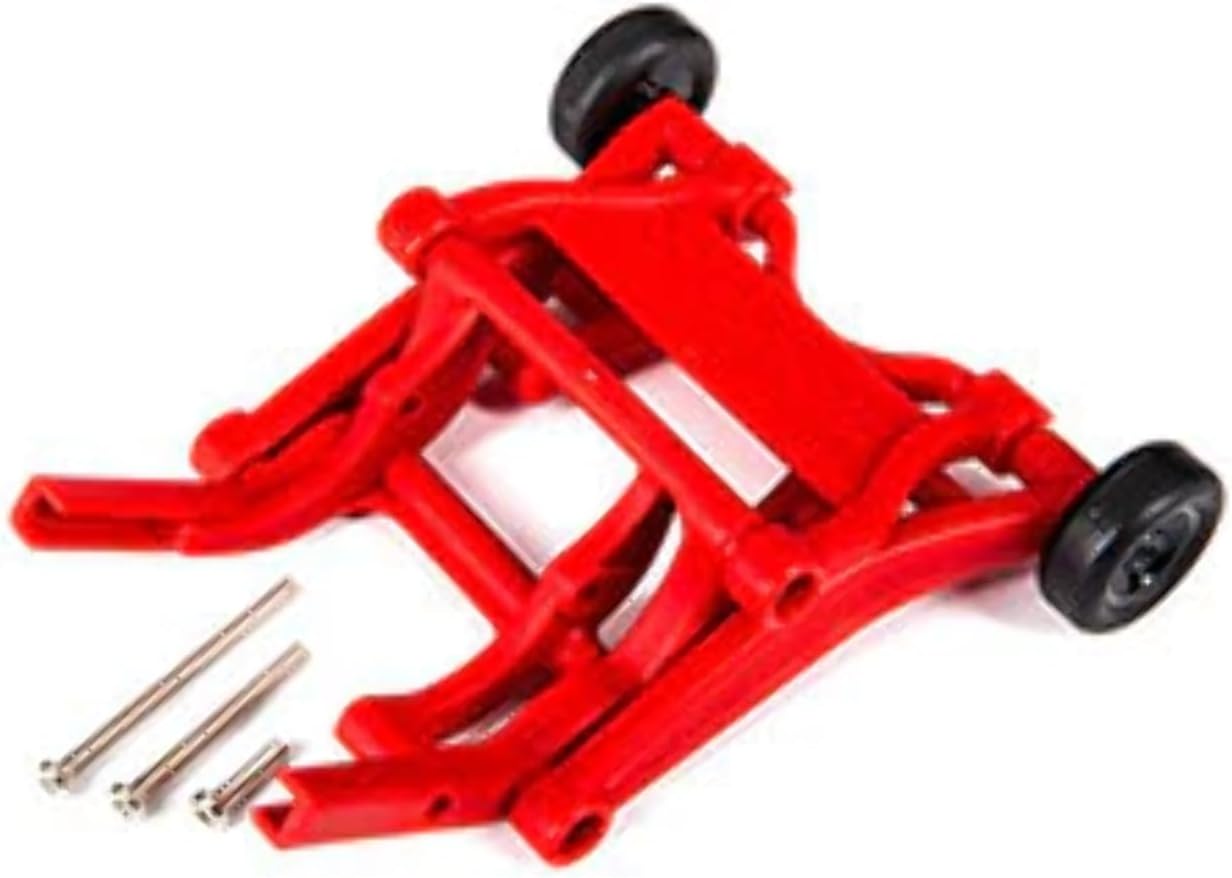 Traxxas 3678R Wheelie Bar, Red: Slash, Stampede, Rustler, Bandit