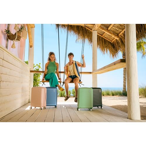 American Tourister Stratum 3.0 Carry-On Spinner, Airline Approved, Durable Hardside Luggage, Expands 1.5", RightHeight™ Adjustable Handle, Black by American Tourister - Image 6