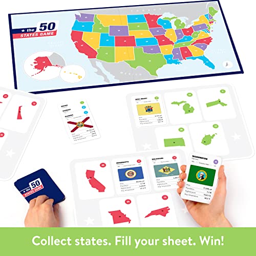 The World Game The 50 States Game - Us Geography Board Game thumb #1