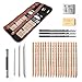 Produktbild Marco 29 Stück Bleistift set Buntstift Professionelle Sketch & Zeichnen Art Tool Kit ,Graphit Skizze stifte, Holzkohle Bleistifte, Papier, Handwerk, radierbar, Werkzeuge und Rolling Tasche