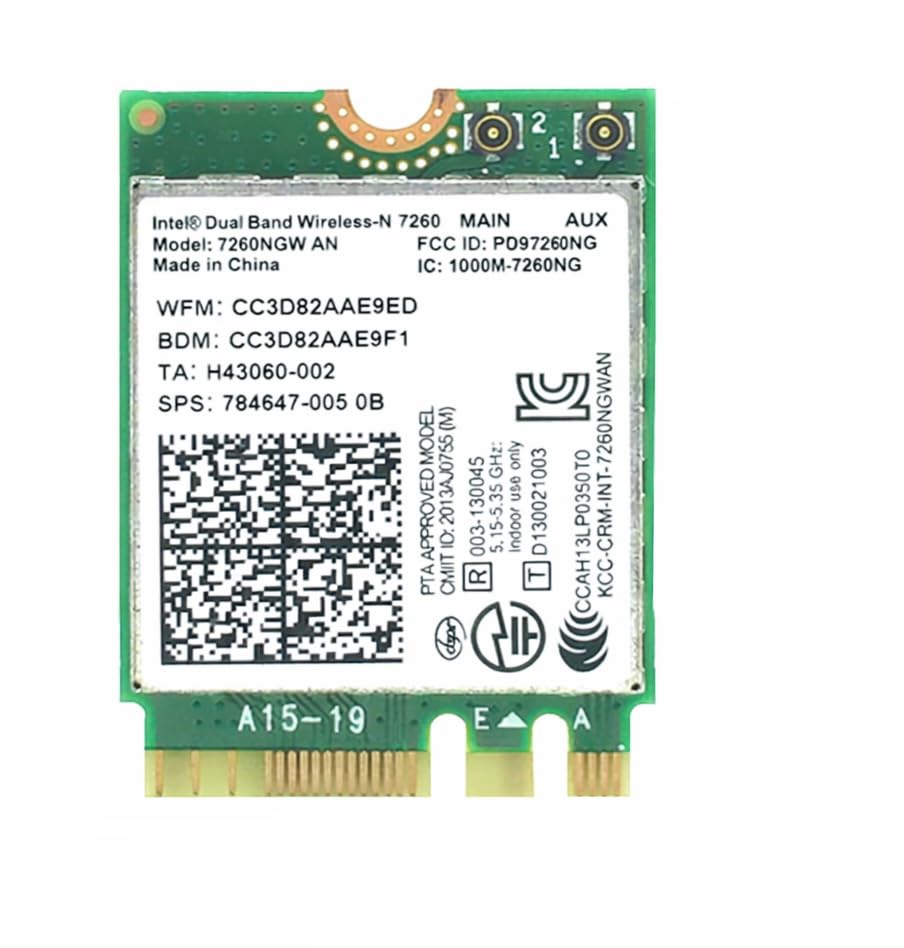 Intel Dual Band Wireless-N 7260 7260NGW an WiFi Bluetooth 4.0 Card-picture-10