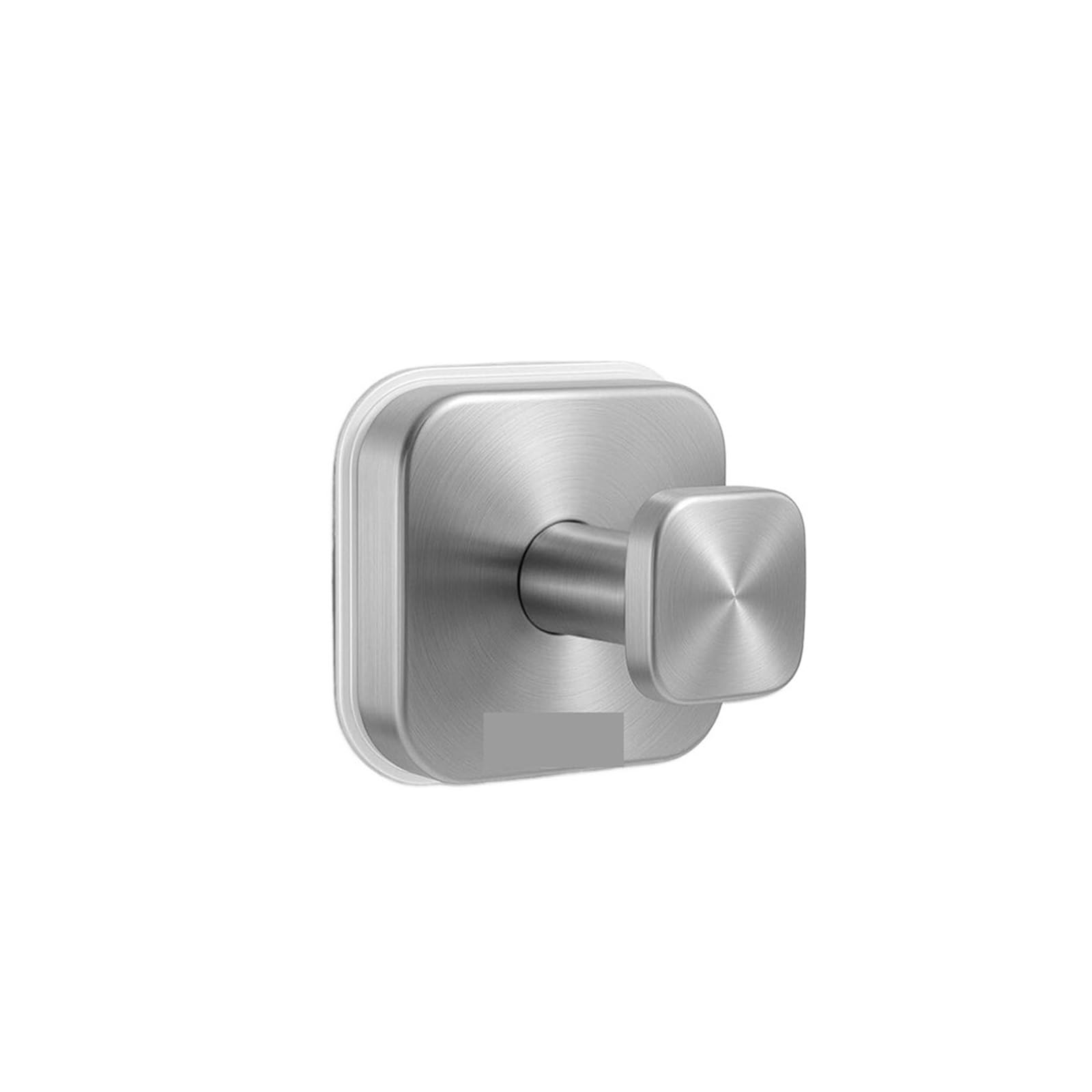 Nktfkqzjz Gold Square Stainless Steel Suction Cup Hooks Punch-Free Reusable Wall Hanger For Towels Clothes(Gold)