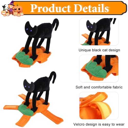 Black-Cat-Rider-Dog-Costume-Novelty-Dog-Halloween-Costumes-Pet-Riding-Costume-Dog-Clothes-for-Small-Medium-Dogs-Cats-Puppy-Cosplay-Funny-Knight-Style-Outfit-Party-Apparel