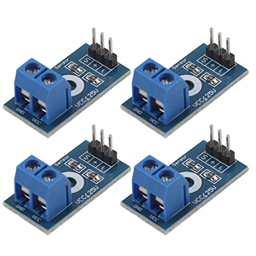 Respicefinem 4Pcs 25V Max Voltage Detector Modules 3-Terminal Sensor for Accurate Voltage Monitoring Blue 2.7×1.3cm