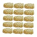 Mipcase Emergency Fire 32pcs Natural Wooden Rolls for Camping Firelighters Grill Barbecue
