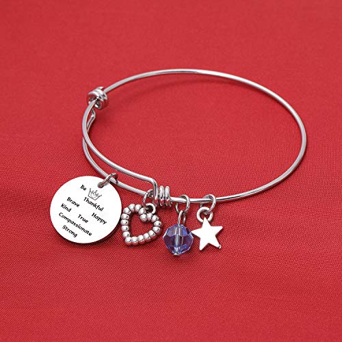De&ai Inspirational Gift for Bestie Daughter Cousin Bracelet for Women Adult3