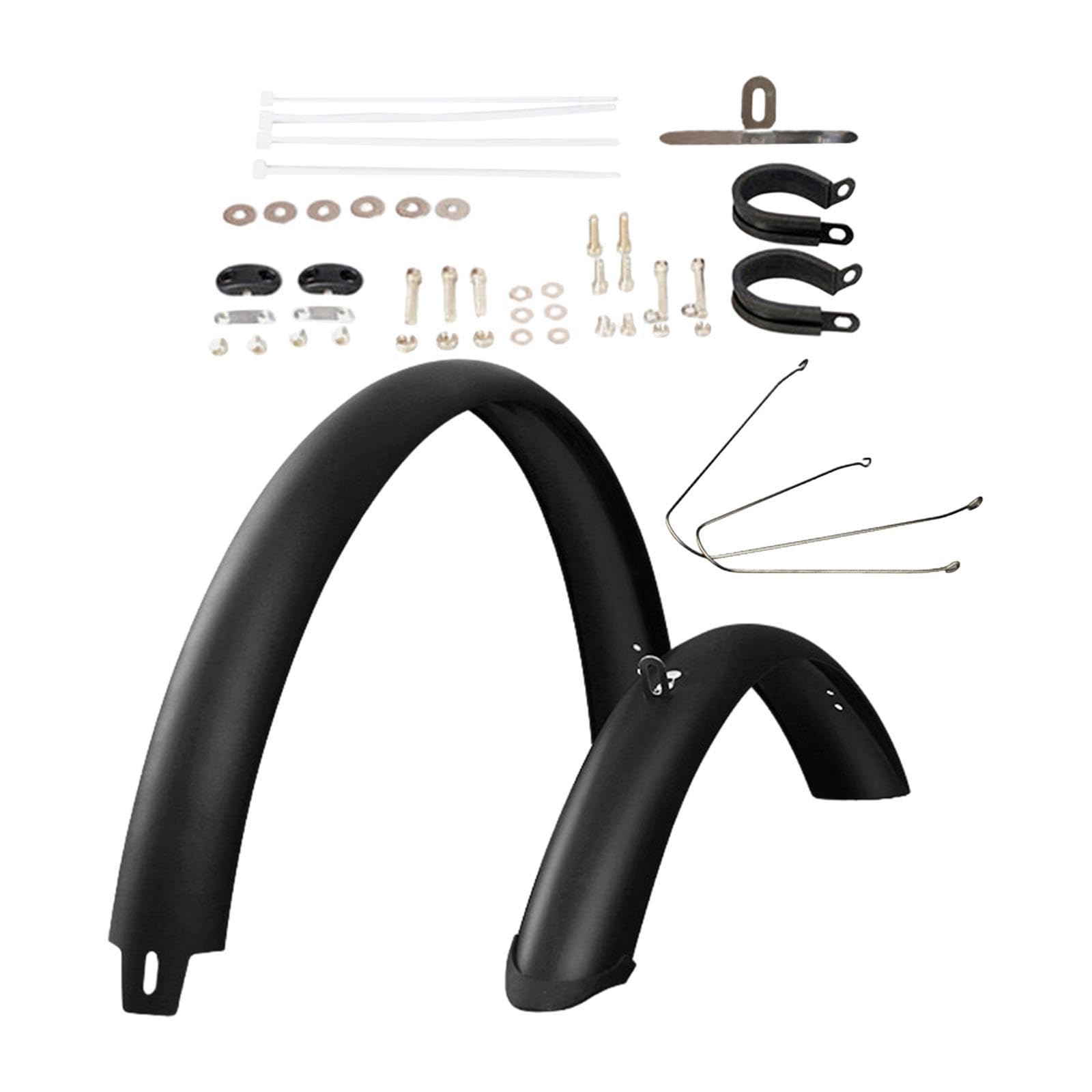 DYNWAVE Bicycle Fenders, Mountain Bike Mudguards, Full Cover Thicken Widen Bicycle Mud Guard Wheel Fenders Bike Fenders Set, for 26inch Bikes