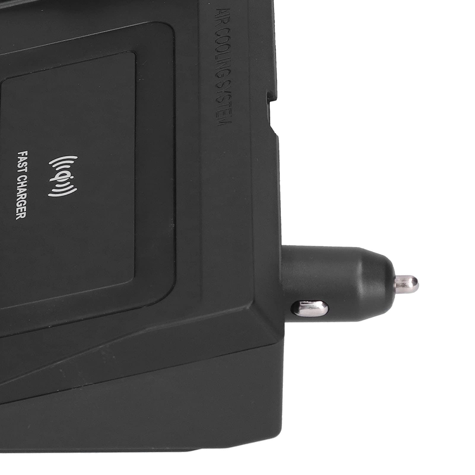 Bezprzewodowa ładowarka samochodowa 15 W i uchwyt na telefon komórkowy z portem USB QC3.0 18 W, podstawka do szybkiego ładowania Qi do pojazdów, automatyczna ochrona akumulatora,
