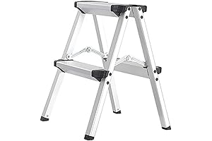 Two Step Ladder Aluminum Folding: Sturdy, Lightweight, and Space-Saving