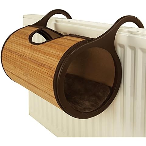Rosewood Cama de Gato para Radiador de Bambú Cover