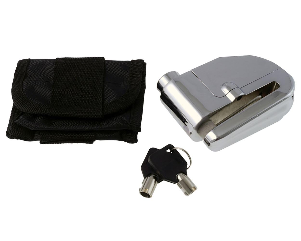 RMS Blokada tarczy hamulcowej Sonoro Pin 6 mm chrom Disc Lock z alarmem Pin 6 mm Chrome