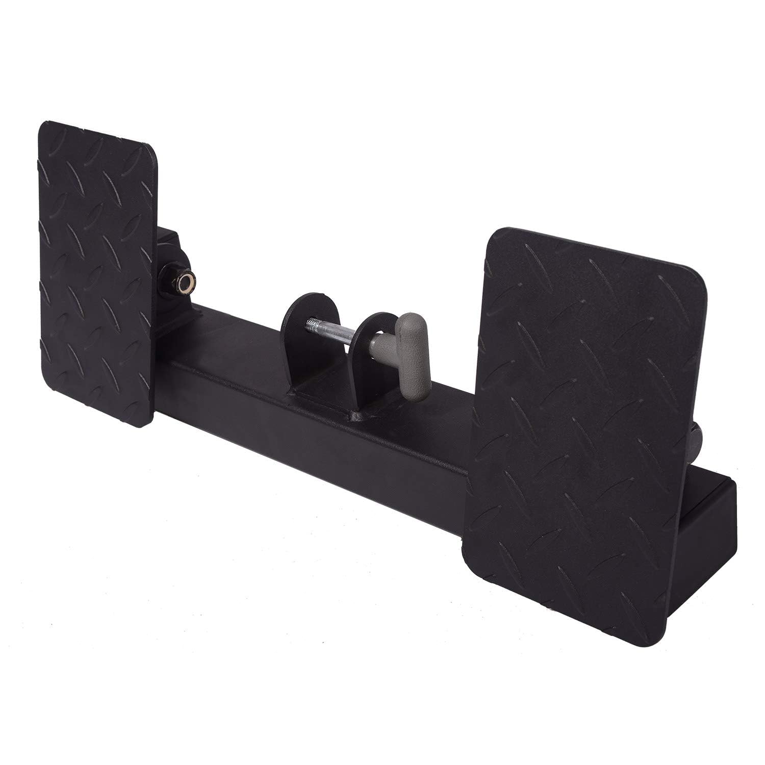 Low Row Footplate Attachment - Stable Foot Support for Power Rack, Half Rack, Roller Smith & Lever System - Premium Gym Accessories for Home Gym Enthusiasts