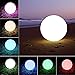 Produktbild Weihnachten, Party Dekoration Lichter,LED Ball Stimmungslicht, NachtlichterSwimming Pool Floating Light Wasserdicht Mehrere Modi Kinder LED Nachtlicht Innen Außenbeleuchtung (20cm/8")