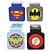 Ata-Boy DC Comics Logos Assortment #1 Set of 4 1" Magnetic Page-Top Bookmarks