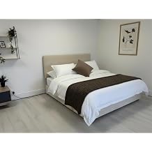 sleepkings Restwell 4ft Small Double Adjustable Electric Bed with Memory Foam Mattress and Headboard, Electric Bed for Disabled With Bed Installation, Cream