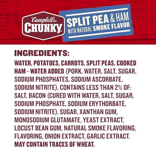 Image of Campbell's Chunky Soup, Split Pea Soup With Ham, 19 Oz Can