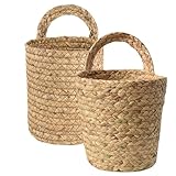 Panier de rangement mural : fabriqué dans un matériau frais et doux, il vous offre un toucher agréable. panier de jardin