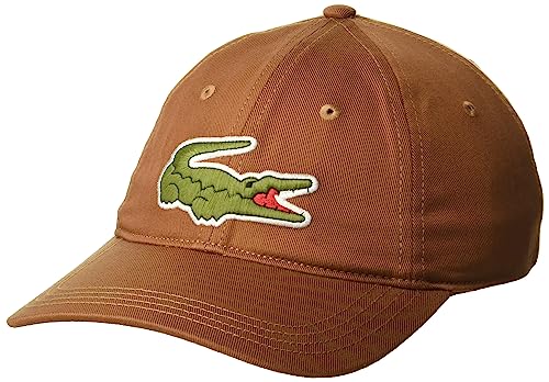 Image of Lacoste Large Croc Logo Cotton Cap