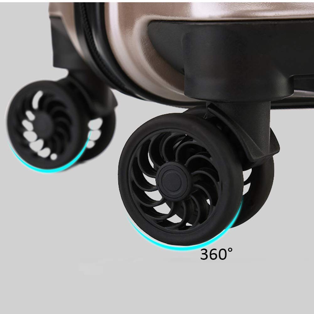 Valigie Striped Girevoli,Valigia da Viaggio Trolley Rigide Leggere,Chiusura di Sicurezza TSA, 54cm,65cm