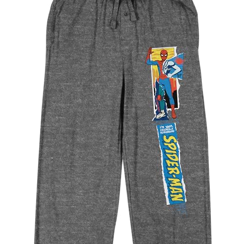 Your Friendly Neighborhood Spider-Man Disney+ Men's Heather Gray Sleep Pants2