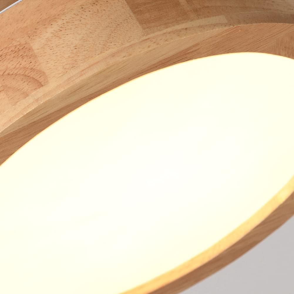 Mid Century Light Fixtures Flush Mount Ceiling L Japanese Style Wood Ceiling Light Simple Acrylic Led Ceiling Lamp Semi Flush Mount Close to Ceiling Lighting Fixture for Bedroom Kitchen Cloakroom Porc