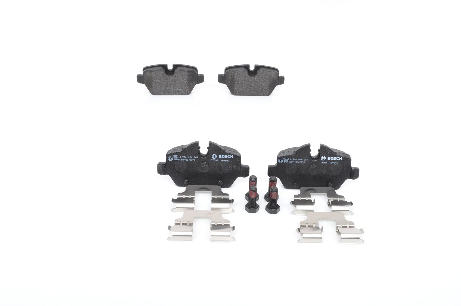 Bosch BP1181 - Plaquettes de Frein Arrière pour Voiture - Jeu de 4