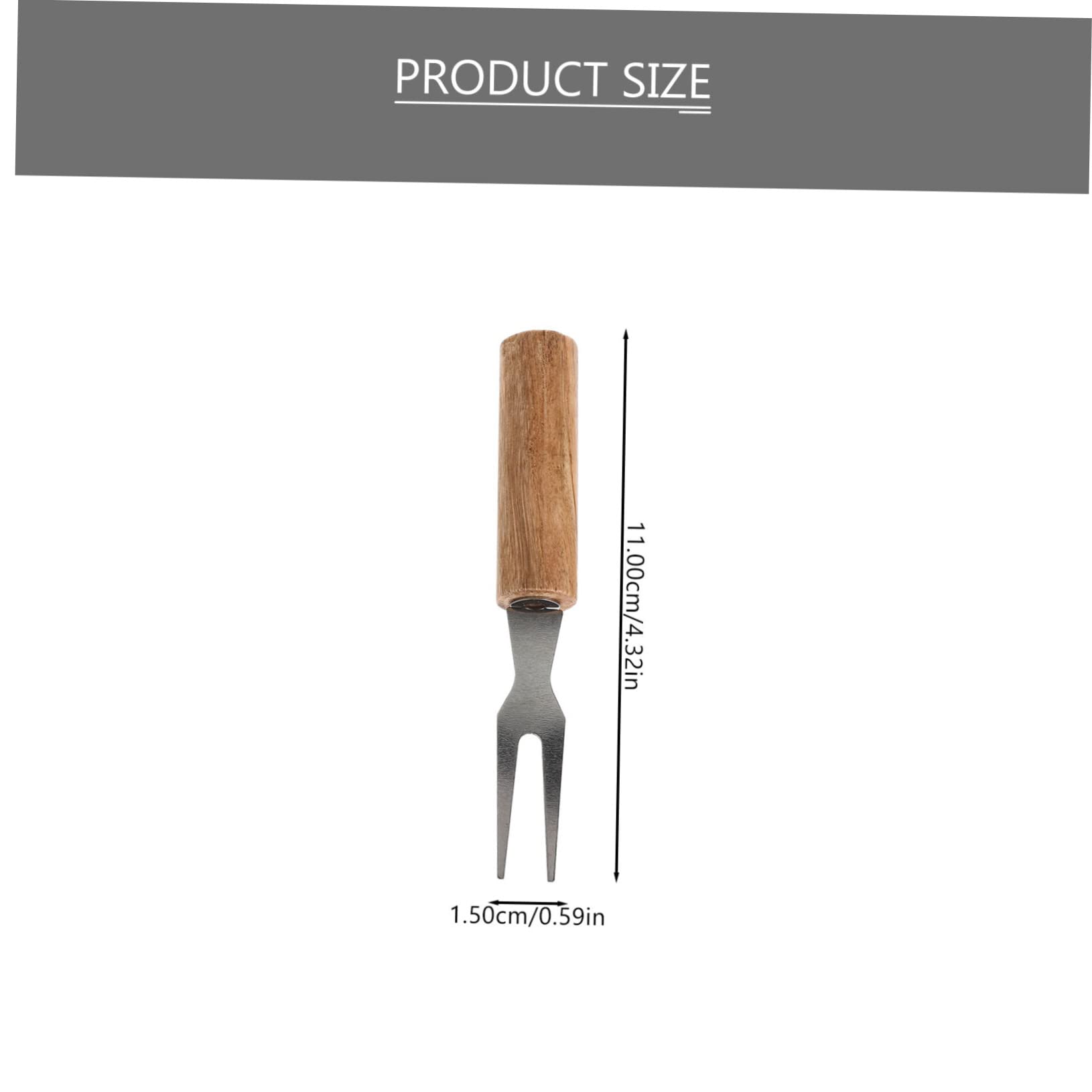 BCOATH 6pcs Bbq Forks Reusable -scald Corn Holders Non- Handle for Easy Grilling for Camping Picnics Outdoor Cooking