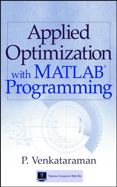 Applied Optimization with MATLAB Programming