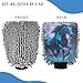 Blue Galloping Horse Microfiber Mitt for Cars Scratch-Free Cars Washing Mitt Car Detailing Wash Rag