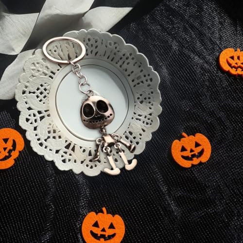 5 Inch Gothic Articulated Skeleton Key Chains for Halloween Party Bags - image 3