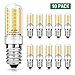 Produktbild GLIME E14 LED Lampen 4.5W 400LM LED Leuchtmittel Ersatz für 50W Halogenlampen 3000K Warmweiß LED Glühbirne 360 ° Strahlwinkel kleine Glühlampen nicht dimmbar Birnen Energiesparlampe 10er Pack