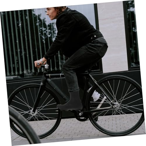 Cubiertas térmicas para calzado BESPORTBLE, 1 par, negras, tamaño 22x19 cm, para ciclismo y actividades al aire libre en invierno miniatura 7