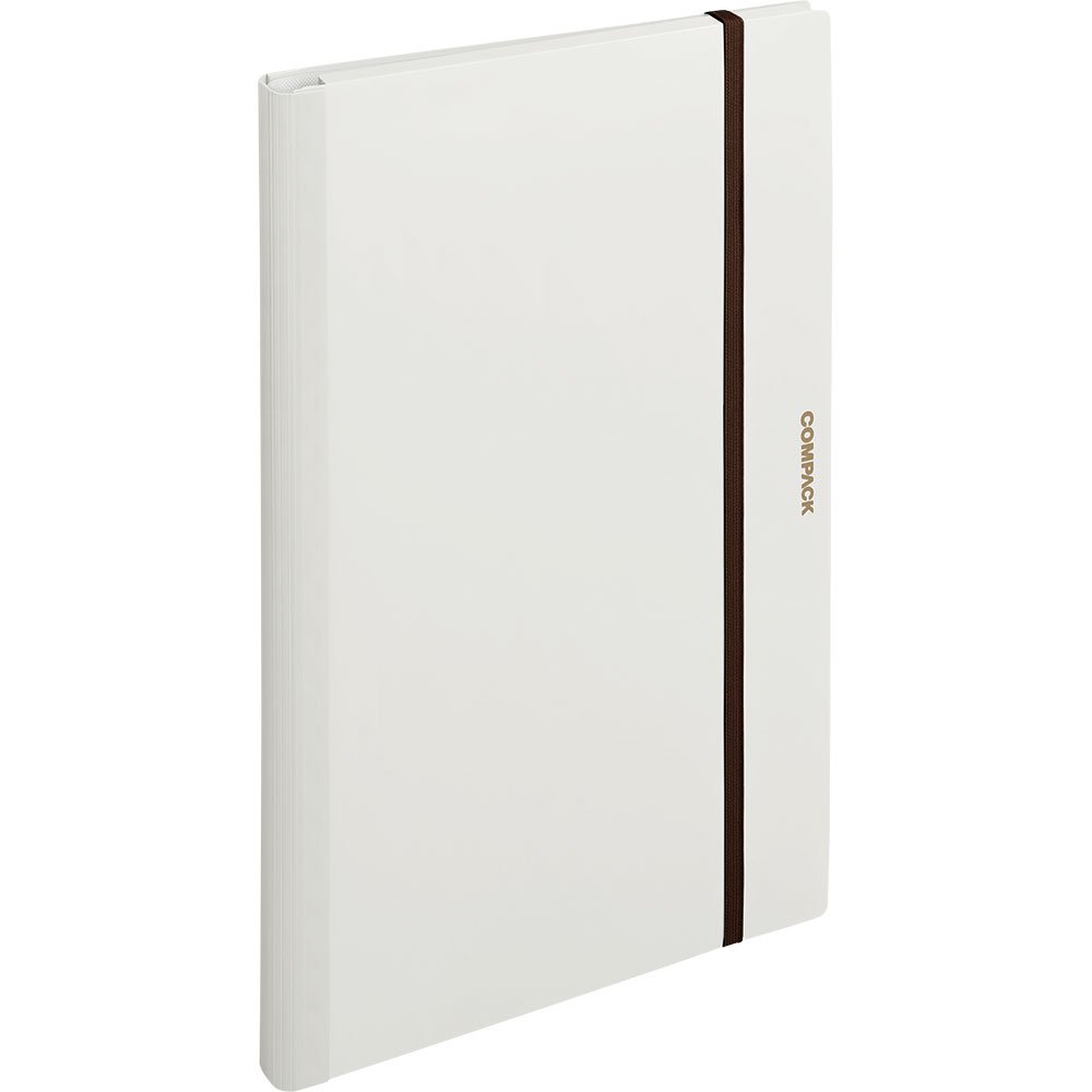 King Jim Clear File A3 Bi-Fold Compaq White 5896H White