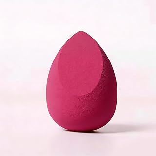 Esponja de maquillaje flocada tono apagado, m...