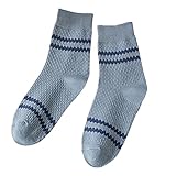 socquette femme bleu Chaussettes Berthe Aux 𝐆rands Pieds Femme Chaussettes chaudes pour hommes Chaussettes à rayures pour hommes Chaussettes d\'hiver pour hommes de couleur unie Soquette Femme 37 (Blue, One Size)